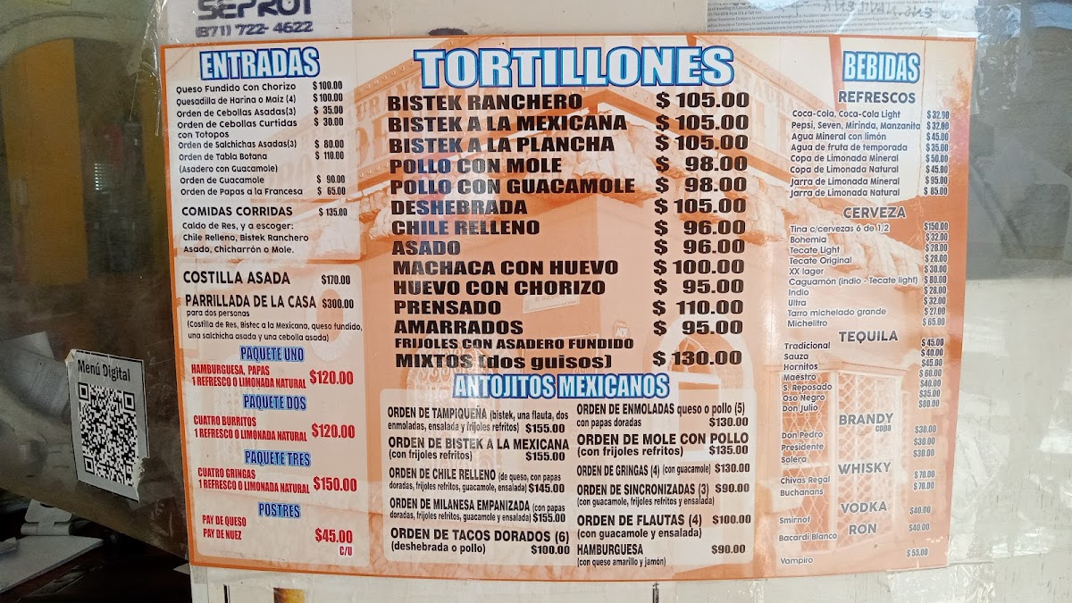 Restaurant Providencia Menu - Image 2
